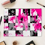 Pink Star Splatter Cosmetic Bag (XL)