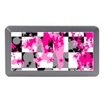 Pink Star Splatter Memory Card Reader (Mini)