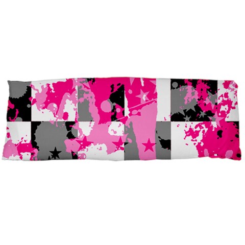 Pink Star Splatter Body Pillow Case (Dakimakura) from ArtsNow.com Body Pillow Case