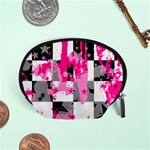 Pink Star Splatter Accessory Pouch (Small)