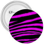 Pink Zebra 3  Button