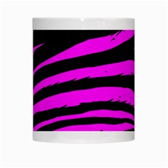 Pink Zebra White Mug from ArtsNow.com Center