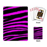Pink Zebra Playing Cards Single Design (Rectangle)