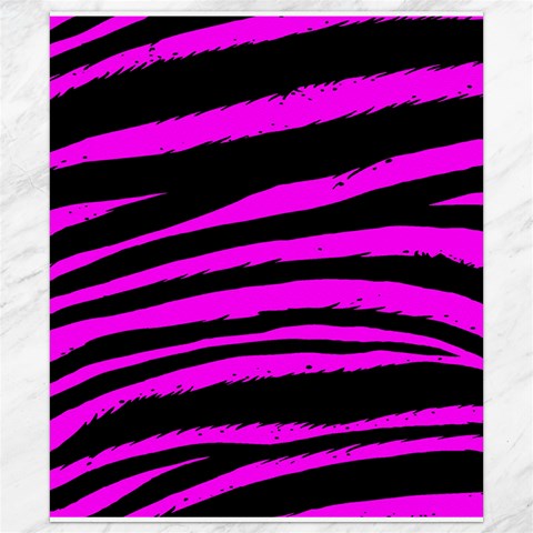 Pink Zebra Canvas 8  x 10  from ArtsNow.com 8.15 x9.66  Canvas - 1