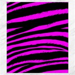 Pink Zebra Canvas 8  x 10 