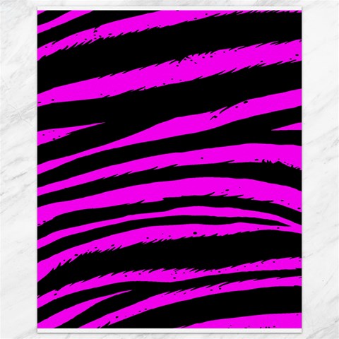 Pink Zebra Canvas 16  x 20  from ArtsNow.com 15.75 x19.29  Canvas - 1