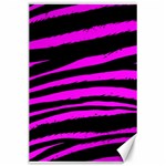 Pink Zebra Canvas 24  x 36 