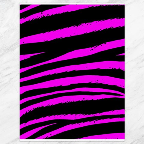 Pink Zebra Canvas 36  x 48  from ArtsNow.com 35.26 x46.15  Canvas - 1