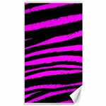 Pink Zebra Canvas 40  x 72 