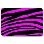 Pink Zebra Large Doormat