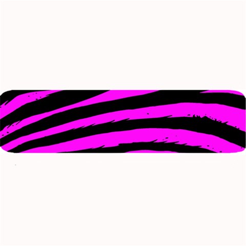 Pink Zebra Large Bar Mat from ArtsNow.com 32 x8.5  Bar Mat