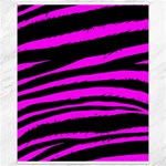 Pink Zebra Canvas 11  x 14 