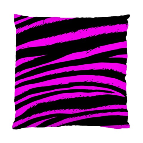 Pink Zebra Standard Cushion Case (Two Sides) from ArtsNow.com Front