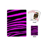 Pink Zebra Playing Cards Single Design (Mini)