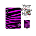 Pink Zebra Playing Cards 54 Designs (Mini)