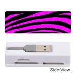 Pink Zebra Memory Card Reader (Stick)