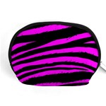 Pink Zebra Accessory Pouch (Medium)