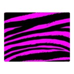 Pink Zebra Double Sided Flano Blanket (Mini)