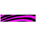 Pink Zebra Small Flano Scarf