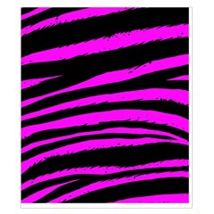 Pink Zebra Duvet Cover Double Side (California King Size) from ArtsNow.com Front