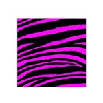 Pink Zebra Satin Bandana Scarf