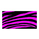 Pink Zebra Satin Wrap