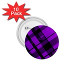 Purple Plaid 1.75  Button (10 pack) 
