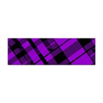 Purple Plaid Sticker (Bumper)
