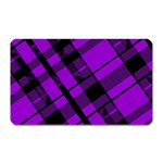 Purple Plaid Magnet (Rectangular)