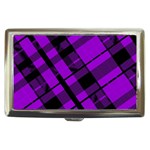 Purple Plaid Cigarette Money Case