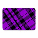 Purple Plaid Plate Mat