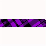 Purple Plaid Small Bar Mat