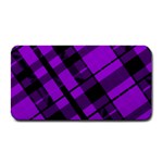 Purple Plaid Medium Bar Mat