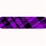 Purple Plaid Large Bar Mat