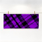 Purple Plaid Hand Towel