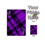 Purple Plaid Playing Cards 54 Designs (Mini)