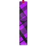 Purple Plaid Large Book Mark