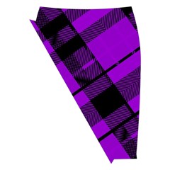 Purple Plaid Midi Wrap Pencil Skirt from ArtsNow.com Front Left