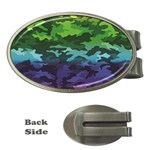 Rainbow Camouflage Money Clip (Oval)