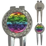 Rainbow Camouflage 3-in-1 Golf Divot