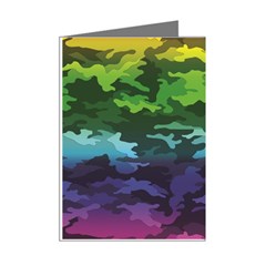 Rainbow Camouflage Mini Greeting Cards (Pkg of 8) from ArtsNow.com Right