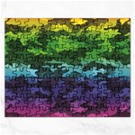 Rainbow Camouflage Jigsaw Puzzle (Rectangular)