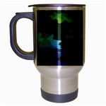 Rainbow Camouflage Travel Mug (Silver Gray)