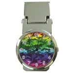 Rainbow Camouflage Money Clip Watch