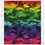 Rainbow Camouflage Canvas 8  x 10 