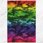 Rainbow Camouflage Canvas 12  x 18 