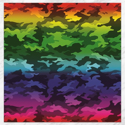 Rainbow Camouflage Canvas 16  x 16  from ArtsNow.com 15.2 x15.41  Canvas - 1