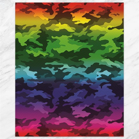 Rainbow Camouflage Canvas 16  x 20  from ArtsNow.com 15.75 x19.29  Canvas - 1