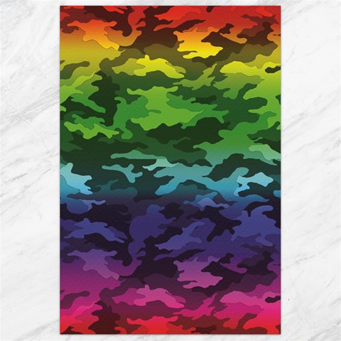 Rainbow Camouflage Canvas 24  x 36  from ArtsNow.com 23.35 x34.74  Canvas - 1