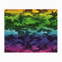 Rainbow Camouflage Small Glasses Cloth (2 Sides) from ArtsNow.com Back